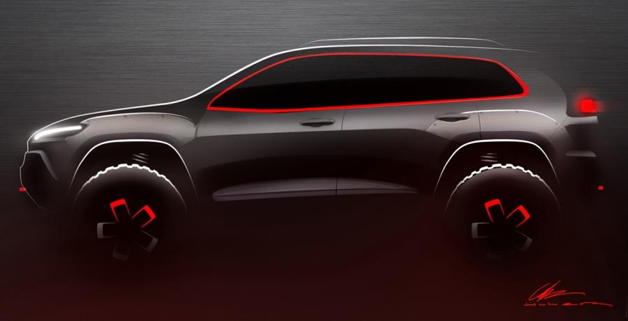 Jeep Cherokee Dakar Concept 2014 года  (фото 8 из 8)